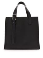 Matchesfashion.com Loewe - Buckle Grained Leather Tote Bag - Mens - Black