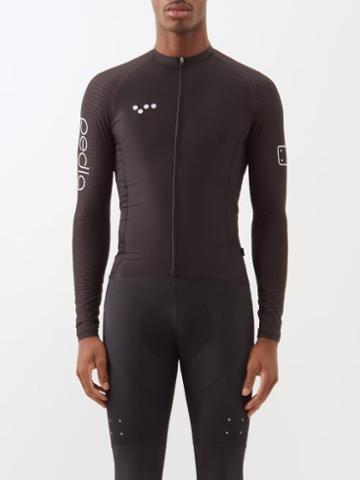 Pedla - Lunahex Long-sleeved Cycling Top - Mens - Black