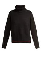 Matchesfashion.com Proenza Schouler - Ribbed Roll Neck Sweater - Womens - Black Multi