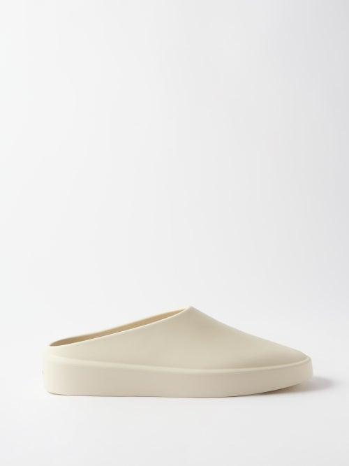 Fear Of God - The California Leather Slip-on Trainers - Mens - Light Grey