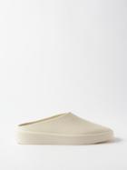 Fear Of God - The California Leather Slip-on Trainers - Mens - Light Grey