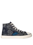 Mens Shoes Paul Smith - Carver Floral-print Canvas High-top Trainers - Mens - Multi