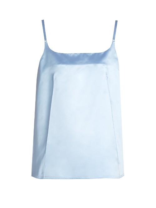 Nina Ricci Silk Duchess-satin Top