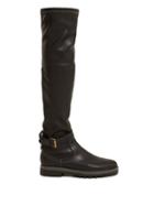 Matchesfashion.com See By Chlo - Over The Knee Leather Boots - Womens - Black