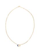 Viltier - Magnetic Diamond, Lapis & 18kt Gold Necklace - Womens - Blue Gold