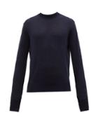Studio Nicholson - Sorello Merino-wool Sweater - Mens - Dark Navy
