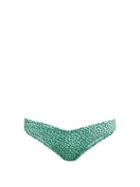 Matchesfashion.com Fisch - Toiny Patterned Bikini Briefs - Womens - Green