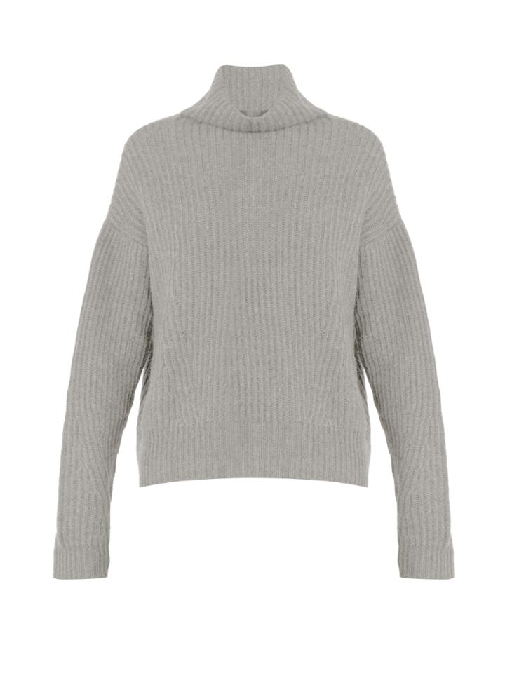 Le Kasha Verbier Ribbed-knit Cashmere Sweater