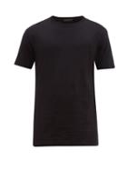 Matchesfashion.com Wardrobe. Nyc - Basic Crew Neck Jersey T Shirt - Mens - Black