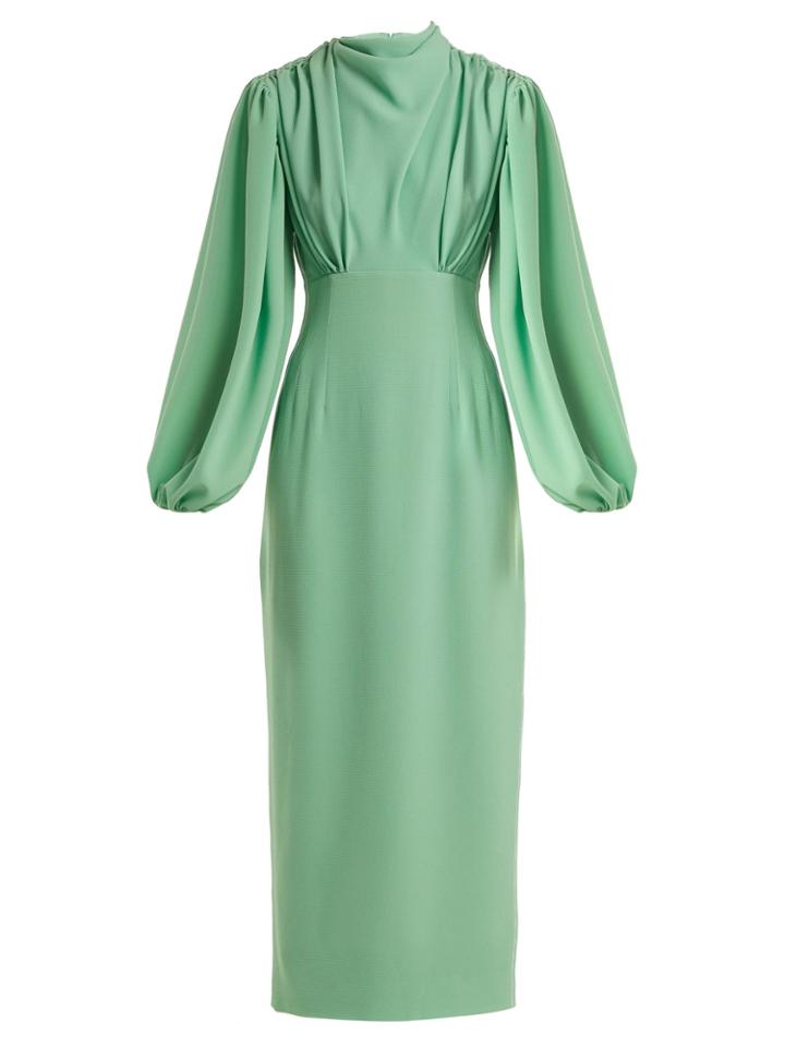 Emilia Wickstead Niamh Stretch-crepe Pencil Dress
