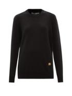 Dolce & Gabbana - Logo-embellished Cashmere Sweater - Womens - Black
