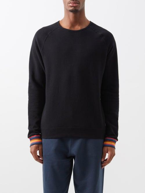 Paul Smith - Artist Stripe Cotton-jersey Pyjama Top - Mens - Black