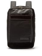Matchesfashion.com Master-piece - Density Suede And Leather Trimmed Backpack - Mens - Black