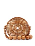 Matchesfashion.com Cult Gaia - Luna Bamboo Basket Bag - Womens - Tan Multi