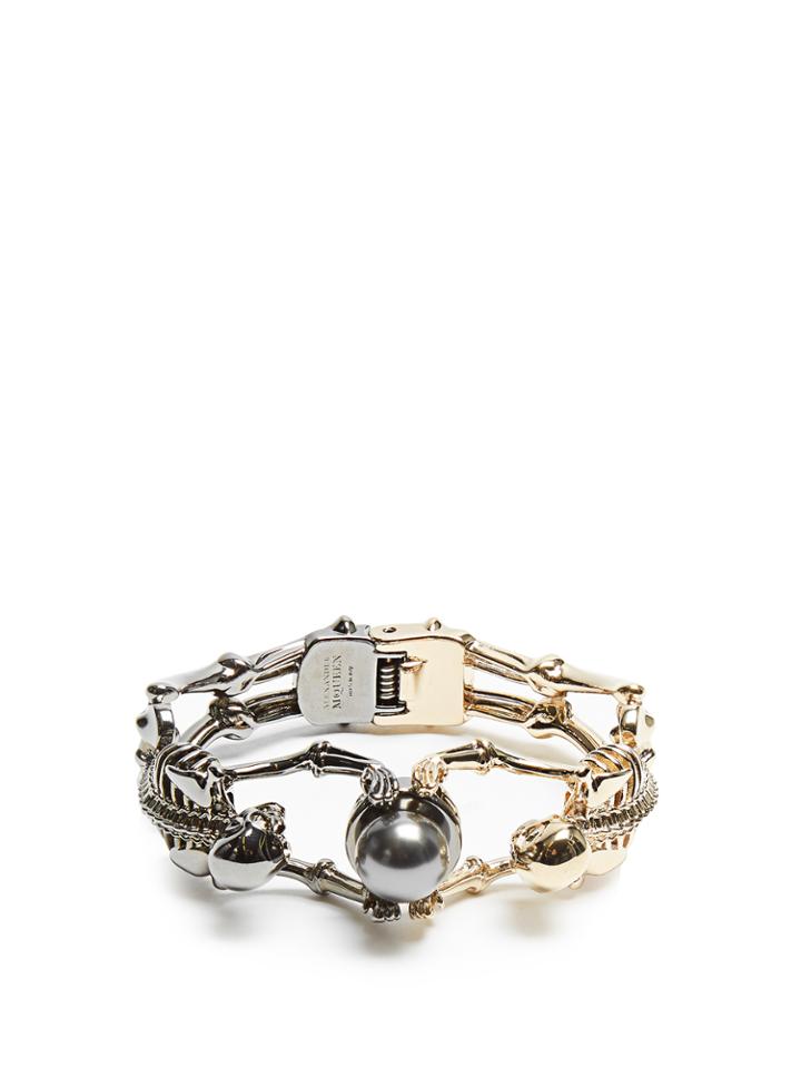 Alexander Mcqueen Double-skeleton Bracelet