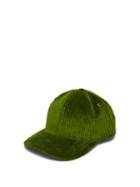 Matchesfashion.com Ami - Logo Embroidered Cotton Corduroy Baseball Cap - Mens - Green