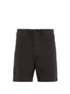 Matchesfashion.com Rrl - Field Fit Cotton Herringbone Twill Shorts - Mens - Black