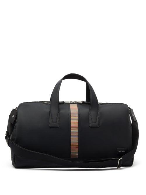Matchesfashion.com Paul Smith - Signature-stripe Canvas Holdall - Mens - Black