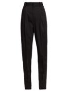 Matchesfashion.com Isabel Marant - Boyd High Rise Wool Trousers - Womens - Black