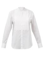 Bourrienne Paris X - Comedienne Cotton-poplin Tuxedo Shirt - Womens - White