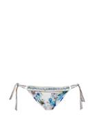 Matchesfashion.com Camilla - Side-tie Floral-print Bikini Briefs - Womens - White Print