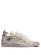Matchesfashion.com Maison Margiela - Collage Leather Low Top Trainers - Mens - White