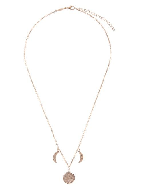 Jacquie Aiche Diamond & Rose-gold Necklace