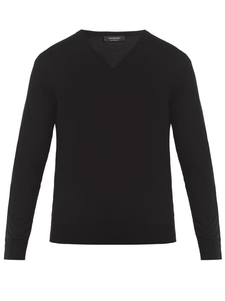 Ermenegildo Zegna V-neck Wool Sweater