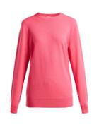 Matchesfashion.com Helmut Lang - Crew Neck Cashmere Sweater - Womens - Pink