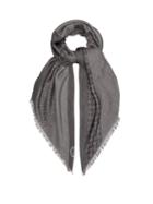 Matchesfashion.com Giorgio Armani - Wool And Silk Blend Scarf - Mens - Black