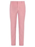 Matchesfashion.com Alexander Mcqueen - Wool Blend Suit Trousers - Mens - Light Pink