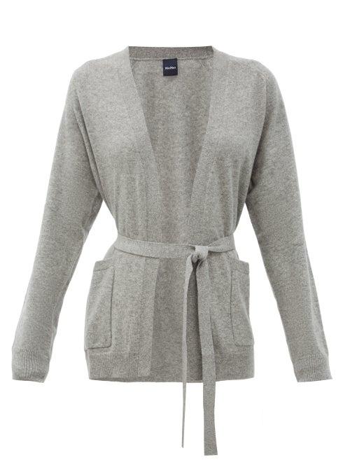 Matchesfashion.com Max Mara Leisure - Ragazza Cardigan - Womens - Grey
