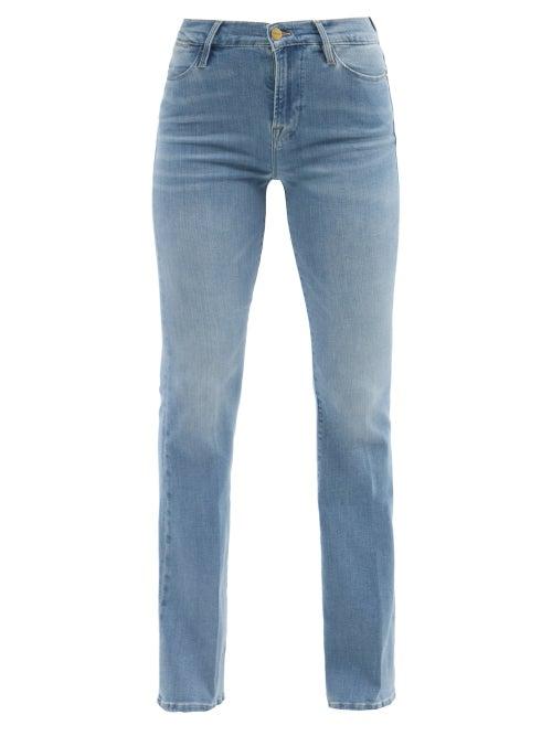 Frame - Le High Flare Jeans - Womens - Mid Denim
