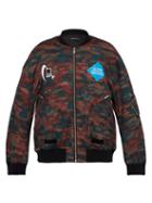 Matchesfashion.com Undercover - Bloody Geekers Camouflage Print Bomber Jacket - Mens - Red