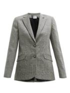 Matchesfashion.com Pallas X Claire Thomson-jonville - Fidji Single Breasted Wool Blazer - Womens - Grey Multi