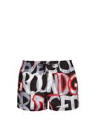 Matchesfashion.com Dolce & Gabbana - Graffiti Print Swim Shorts - Mens - Multi