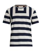 Paul Smith Striped Cotton-piqu T-shirt