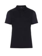 Vince Contrast-panel Cotton-blend Polo Shirt