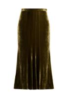 Etro Versaille Velvet Midi Skirt