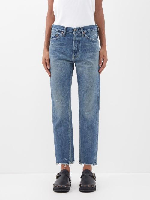 Chimala - Raw-cuff Selvedge Tapered-leg Jean - Womens - Blue