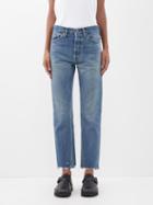 Chimala - Raw-cuff Selvedge Tapered-leg Jean - Womens - Blue