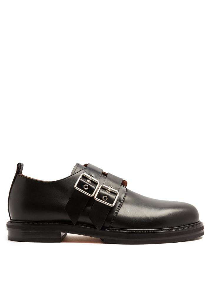 Damir Doma Fritz Double Monk-strap Leather Shoes