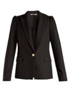 Matchesfashion.com Stella Mccartney - Salma Peak Lapel Wool Blazer - Womens - Black