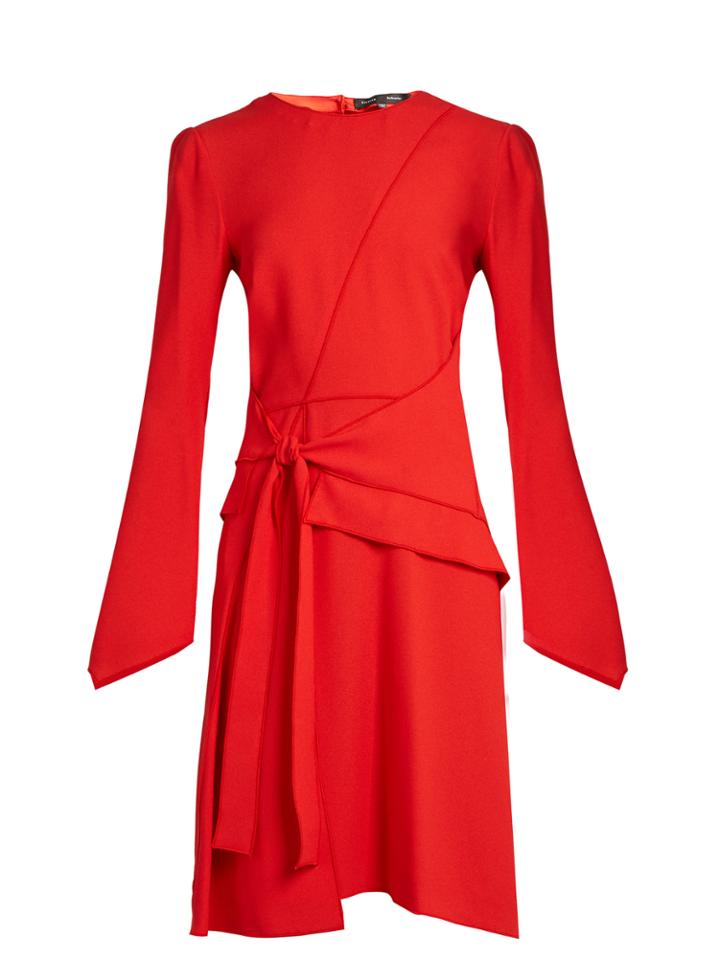 Proenza Schouler Asymmetric Panelled Crepe Dress