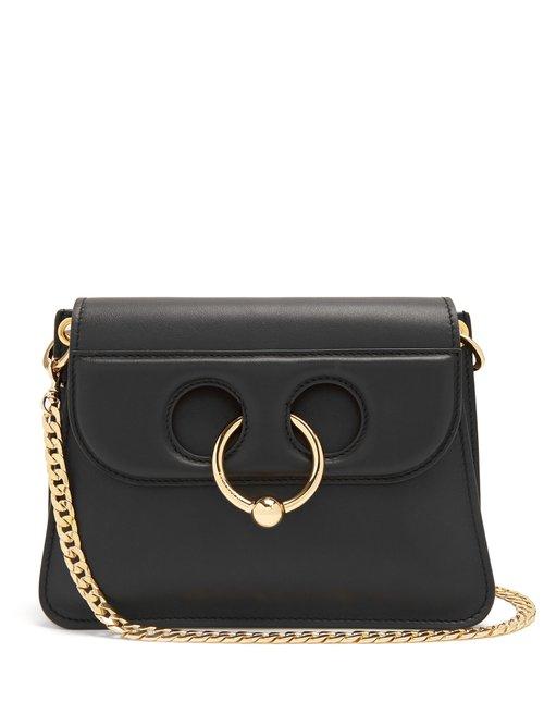 Matchesfashion.com Jw Anderson - Pierce Mini Leather Cross Body Bag - Womens - Black