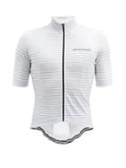Matchesfashion.com Caf Du Cycliste - Francine Striped Jersey Cycling Top - Mens - White