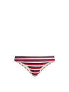 Matchesfashion.com Solid & Striped - The Elle Ribbed Bikini Briefs - Womens - Red Stripe