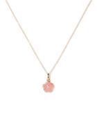 Alison Lou - Flower Power Diamond, Enamel & 14kt Gold Necklace - Womens - Pink Gold