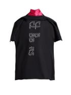 Matchesfashion.com Raf Simons - Clubbers Print T Shirt Style Scarf - Womens - Black