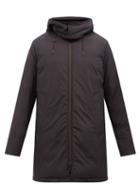 Ermenegildo Zegna - Stratos Hooded Quilted Down Parka - Mens - Black